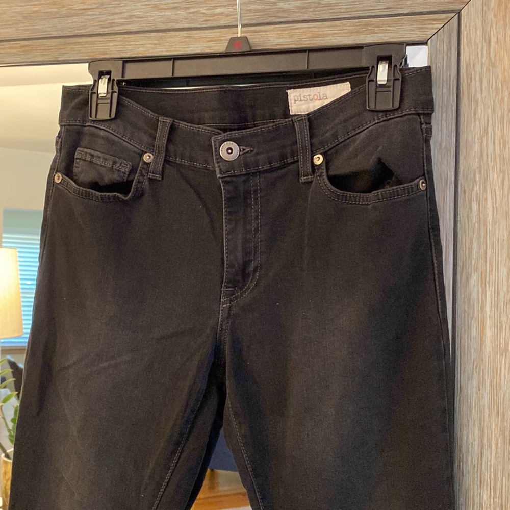 Pistola, 28, dark charcoal denim, made in USA, great condition!  Fall must!! - Picture 2 of 8
